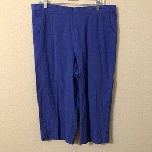 Alfred Dunner Violet Classic Capri Pants